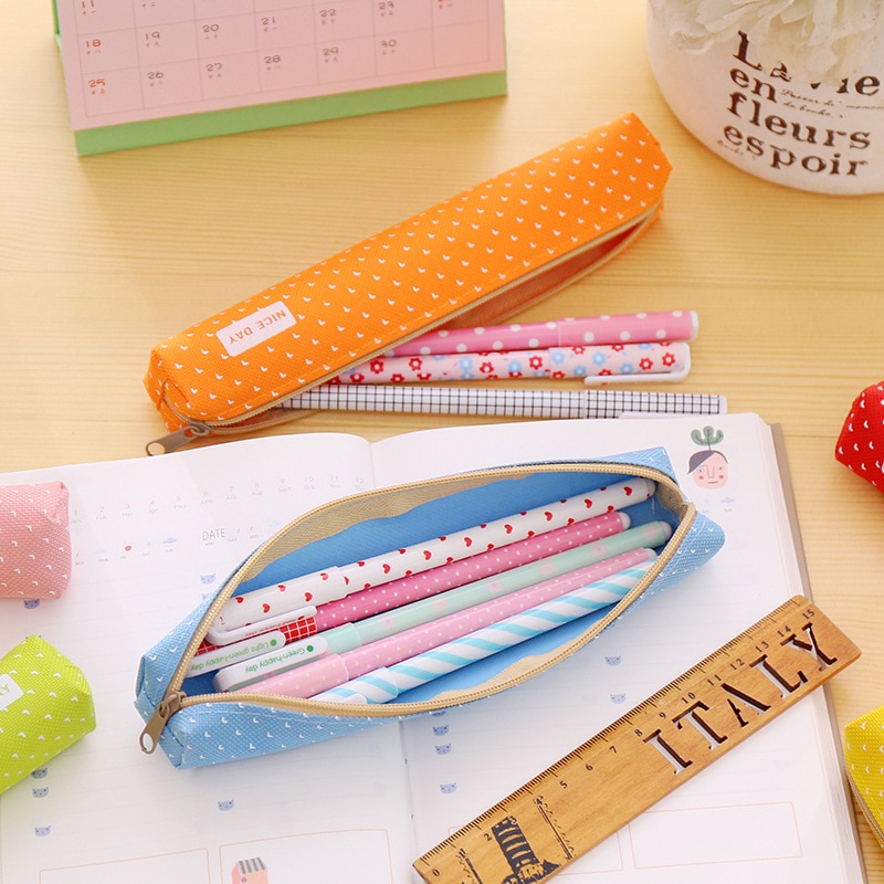 1-Pcs-Cute-Candy-Color-Pencil-Case-Kawaii-Dot-Canvas-Pen-Bag-Stationery-Pouch-For-Girls-4