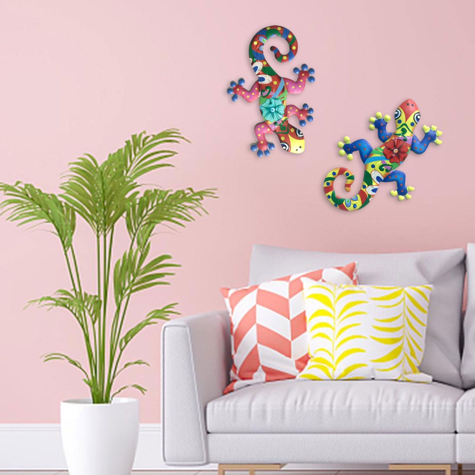 2Pcs-Metal-Gecko-Wall-Decor-Gecko-Art-Craft-Sculptures-Lizard-For-Outdoor-Backyard-Porch-Lawn-Fence-3