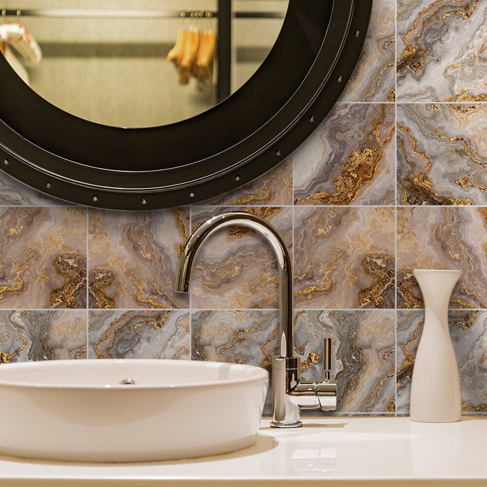 Funlife-Gray-And-Gold-Imitation-Marble-Tiles-Bedroom-Living-Room-Deco-1