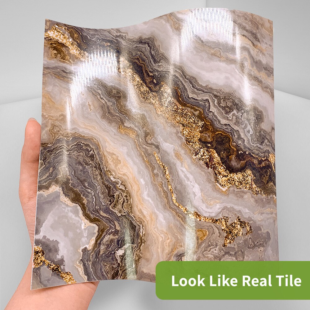 Funlife-Gray-And-Gold-Imitation-Marble-Tiles-Bedroom-Living-Room-Deco-4