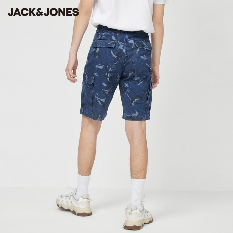 JackJones-Men-s-100-Cotton-Camouflage-Multi-pocket-Cargo-Casual-Shorts-220215505-2