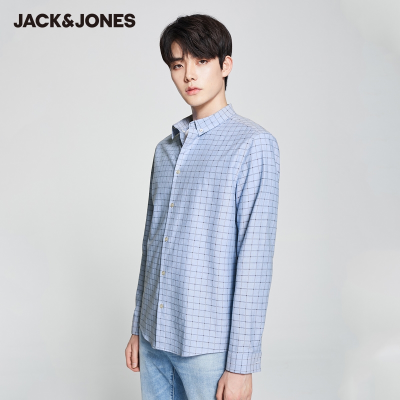 JackJones-Men-s-100-Cotton-Checked-Regular-fit-Business-Casual-Long-sleeved-Shirt-220105572-1