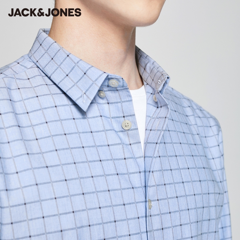 JackJones-Men-s-100-Cotton-Checked-Regular-fit-Business-Casual-Long-sleeved-Shirt-220105572-3