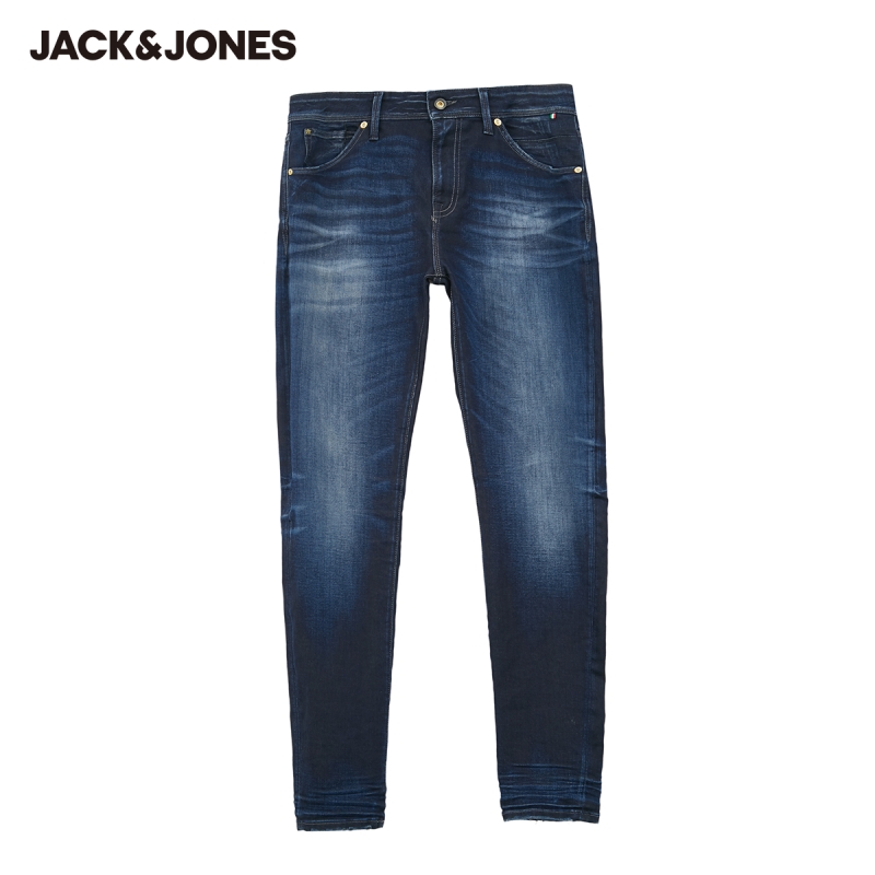 JackJones-Men-s-Slim-Fit-Power-Stretch-Casual-Washed-fading-Tapered-Jeans-220332501-4