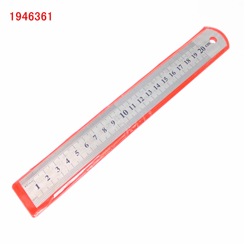 New-15-20cm-Stainless-Steel-Metal-Straight-Ruler-Ruler-Tool-Precision-Double-Sided-Measuring-Tool-School-1
