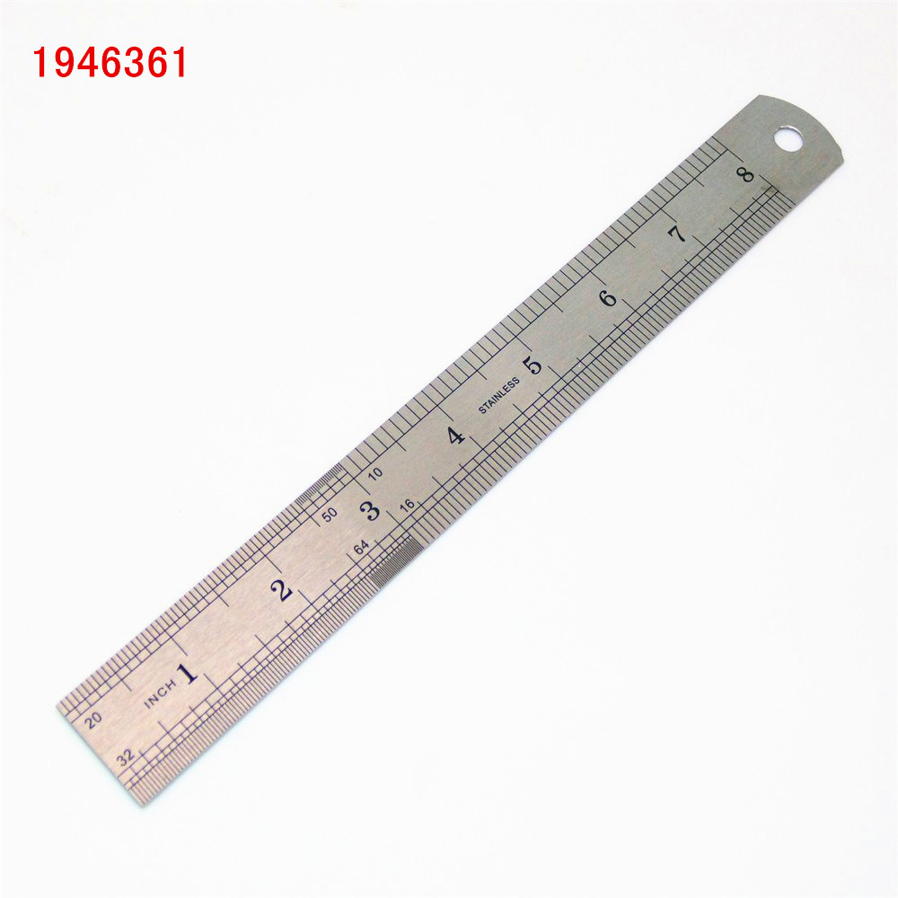 New-15-20cm-Stainless-Steel-Metal-Straight-Ruler-Ruler-Tool-Precision-Double-Sided-Measuring-Tool-School-3