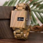 BOBO BIRD Quartz Man Watc Men's Watches Wrist Square Design Wood Watch For Men Wood  relogio masculino Customized Watches C-dR23
